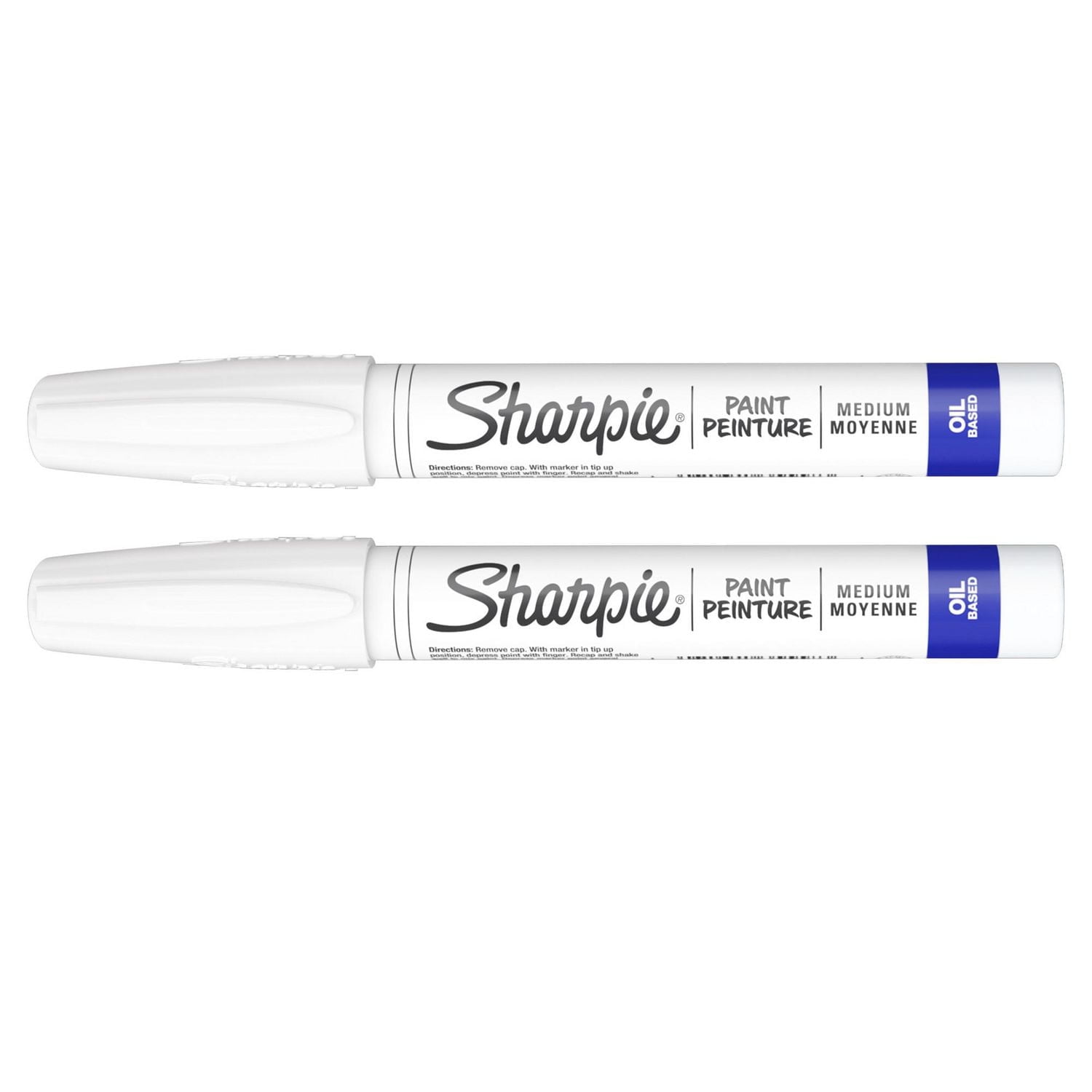 Sharpie Oil-Based Paint Marker, Medium Point, White, Count