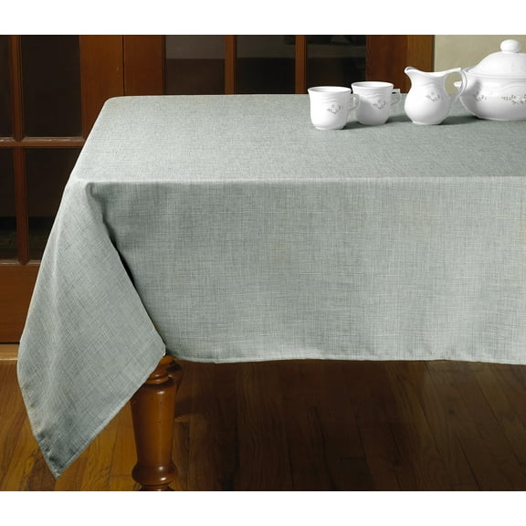 Euro Linen Vintage Design Tablecloth - 54" x 72" - In Gray
