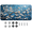 Multicolor 3, variant on ADECORIVY Black License Plate, Aluminum Decorative Novelty Vanity Tag with 4 Holes, Front Plate for Men Women Car Tag Accessories, 6 x 12 inch