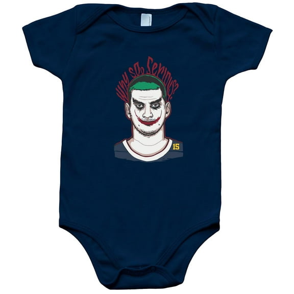 Blue Nikola Jokic Nuggets Joker Why So Serious Baby 1 Piece