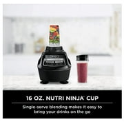 نظام المطبخ Ninja BL770 Mega ، 1500 واط ، 4 وظائف العصائر والمعالجة والعجين والمشروبات والمزيد ، مع 72 أوقية.* الخلاط إبريق ، 64 أوقية. وعاء المعالج ، (2) 16 أونصة. أغطية وكؤوس To-Go (2) ، أسود
