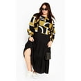 thumbnail image 2 of Avenue Women's Plus Size Daisy Long Sleeve Top, 2 of 2