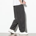 thumbnail image 3 of 2023 Spring Autumn Corduroy Casual Man Pants Harajuku Loose Fit Ankle-length Harem Men's Pants, 3 of 5