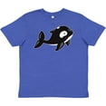 thumbnail image 3 of Inktastic Cute Baby Orca Youth T-Shirt, 3 of 5