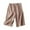 Brown, variant on Womens Comfy Bermuda Shorts Linen Lightweight Quick Dry High Waisted Casual Shorts