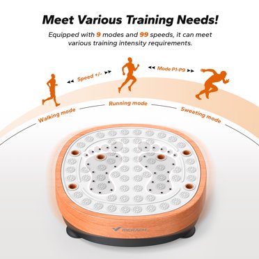 MERACH Slim Vibration Plate Quiet Compact Vibration Plateform Exercise Machine