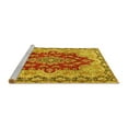 thumbnail image 2 of Ahgly Company Machine Washable Indoor Rectangle Persian Yellow Traditional Area Rugs, 7' x 10', 2 of 4