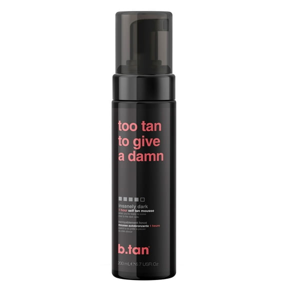 B.Tan Too Tan to Give a Damn, Self Tan Mousse, 6.7 fl oz