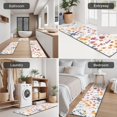 thumbnail image 5 of Pioneer Flower Floral Print Pattern Kitchen Rugs Sets Of 3,Kitchen Runner Rugs Non Skid Washable,Decorative Kitchen Floor Mats for Kitchen,Sink,Laundry,17"x30"+ 17"x47" + 17"x59", 5 of 6