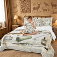 thumbnail image 4 of meiyoeat Rustic Pike Fish 7-Piece King Bedding For Kids,Vintage Farmhouse Fishing King Bed In A Bag For Adults,Reversible, 4 of 7