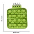 thumbnail image 2 of Push Bubble Square Notebook Extrusión De Silicona Suave Bloc De Notas De Burbujas Juguete De Descompresión Methold FN006565-02, 2 of 5