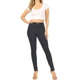 thumbnail image 4 of Women's Classic Skinny Ponte Pants Stretchy Mid-Rise Fit, 5-Pocket Design, 4 of 4