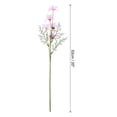 thumbnail image 2 of Uxcell 20" Artificial Daisies Silk Flowers Faux Daisy Floral Bouquet Decor, Pink 5 Pack, 2 of 5