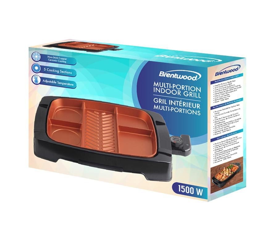 Gril intérieur électrique multi-portions Brentwood