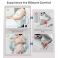 thumbnail image 3 of Almohada de embarazo DONAMA de espuma viscoelástica para maternidad con funda de refrigeración, 3 of 7