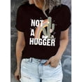 thumbnail image 1 of Camiseta Suelta para Mujer Primavera VeranoWomen's Rainbow Cactus Print Tee - Casual Round Neck Short Sleeve T-Shirt, Stretchy & Comfortable Summer TopFather's Day, Mother's Day, New Year, Spring Fe, 1 of 6