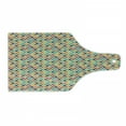 thumbnail image 1 of Colorful Cutting Board, Pattern with Multicolored and Dotted Hexagons Retro Style Geometric Design Print, Decorative Tempered Glass Cutting and Serving Board, in 3 Sizes, by Ambesonne, 1 of 2
