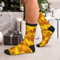 thumbnail image 7 of KLL 3D Sunflowers Print Cool Socks Men's Women's Crew Socks Funny Crazy Novelty Stockings, 7 of 7