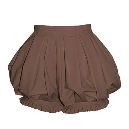 Womens High Waist Short Pants Party Shorts Shiny PVC Leather Lolita Bloomers Lingerie Costumes Accessory