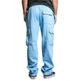 thumbnail image 4 of G-Style USA Men's Heavyweight Fleece Lounge Cargo Sweatpants, Up to 6XL, 4 of 6