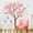 color, variant on TERGAYEE Pink Plum Blossom Flower Tree Wall Decals,Birds on Branch Wall Stickers Butterfly Decal Peel and Stick Wall Art Decor for Nursery Decals Bedroom Living Room Office Decoration
