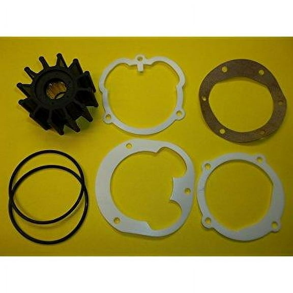 Water Pump Impeller for Johnson 09-1027B, Volvo Penta 3.0, 4.3, 5.0, 5.7 V6 V8 engines Jabsco 1210-0001 Sierra 18-3081 18-3277 3862281 21213660 21951346 OMC by FASWORX