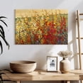 thumbnail image 3 of Elephant Stock Field Of Spring Flowers I Wall Art - Horizontal Canvas Wall Art - Living Room Wall Decor - Abstract Canvas - Red And Orange Decor By Tim O'toole - 24" x 16", 3 of 8