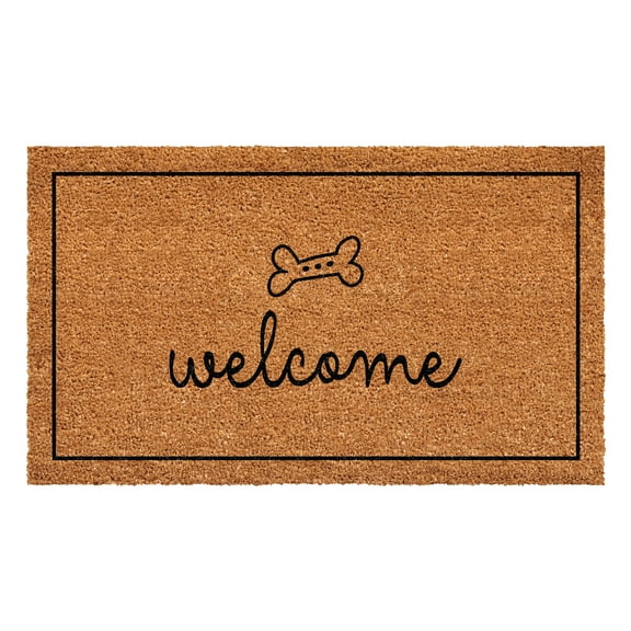 Calloway Mills 112152436 Dog Bone Welcome Doormat 24" x 36"