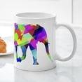 thumbnail image 5 of CafePress - Multi Color Elephant - 11 oz Ceramic Mug - Novelty Coffee Tea Cup, 5 of 6