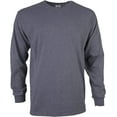 thumbnail image 3 of Gildan Men's Ultra Cotton Long Sleeve T-Shirt, Style G2400, Multipack, Dark Heather 3-Pack, Large, 3 of 7