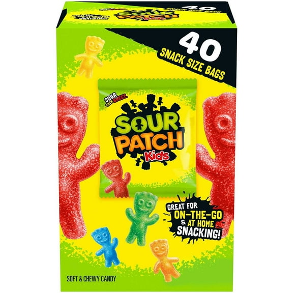 Sour Patch Kids Snack Size Bags, .97 oz, 40-count