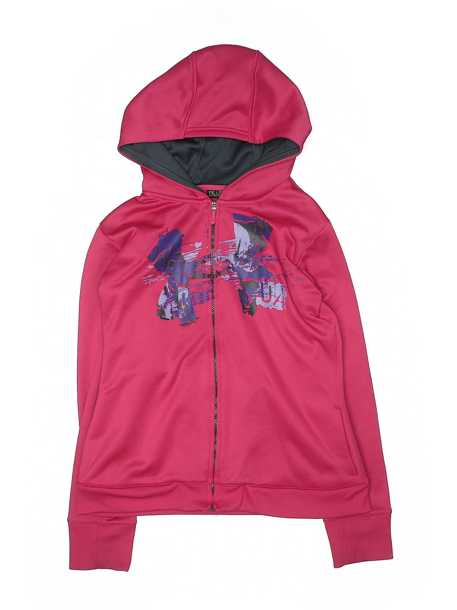 youth under armour zip up hoodie