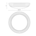 thumbnail image 6 of Alora Lighting FM511014RA Merida 2 Light 15" Wide Flush Mount Bowl Ceiling Fixture -, 6 of 7