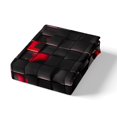 thumbnail image 4 of Erosebridal Geometric Square Comforter Cover Queen,Futuristic Cubes Bedding Sets Queen Size,Stereoscopic Room Decorative,Reversible,Ultra Soft,3-Piece(No Comforter), 4 of 7