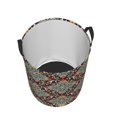 thumbnail image 3 of XMXT Collapsible Laundry Basket, Traditional Floral Morocco Print Waterproof Laundry Hamper, 62L Multicolor, 3 of 8
