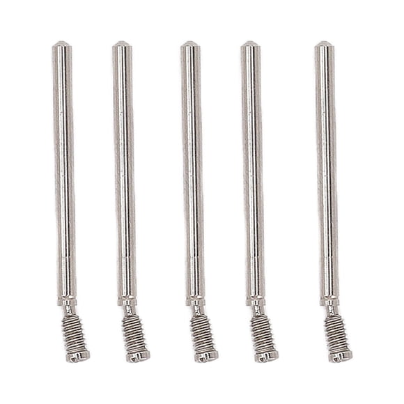 5 pasadores de tornillo para correa de reloj, herramienta profesional de reparación de correas de reloj, accesorios para relojeros, 0,50 x 0,05 pulgadas, M0,06 pulgadas