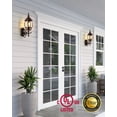 thumbnail image 5 of VIANIS Oil Rubbed Bronze Outdoor Light Fixtures Wall Mount, Modern Front Porch Lanterns Wall Sconce, Anti-Rust Outside Garage Lights Dusk to Dawn Lighting for Patio, Waterproof Coach Lights for House, 5 of 7