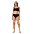 thumbnail image 2 of 32 Degrees Women's 3-Pack Seamless Stretch Comfort Briefs - Black - X-Small, 2 of 4