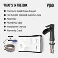 thumbnail image 5 of VIGO Paloma Single Handle Single-Hole Bathroom Faucet in Matte Black, 5 of 10