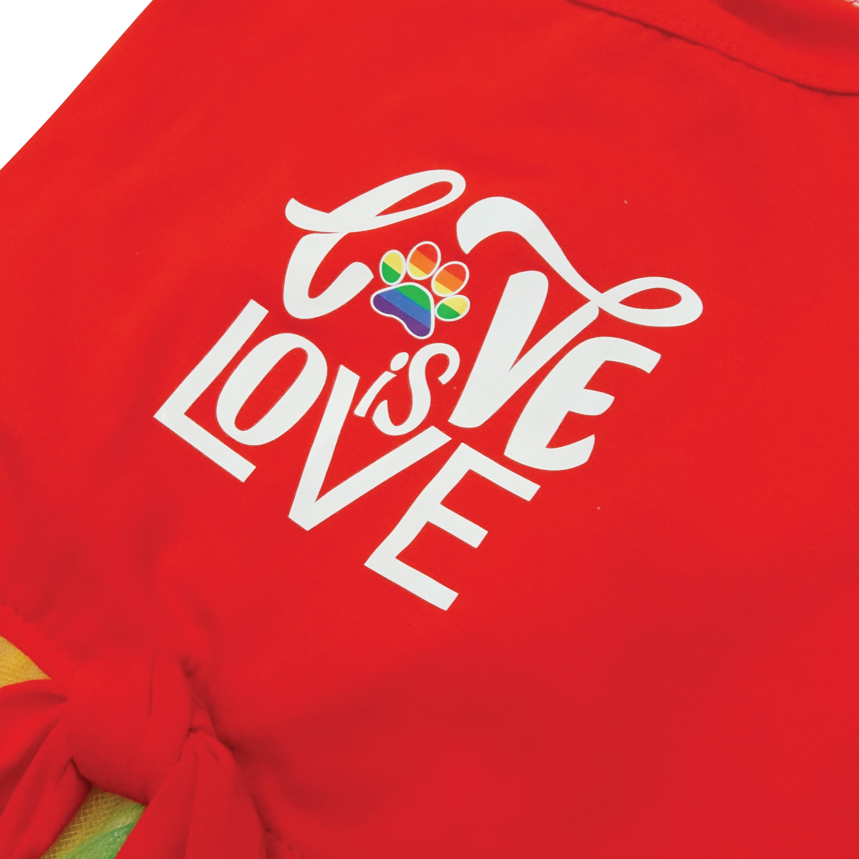 Best Furry Friends Dress for Dogs or Cats, Pride Love, Small