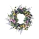 thumbnail image 1 of Corona de lavanda, corona floral artificial para puerta delantera, para interior y exterior, fiesta en casa, 1 of 9