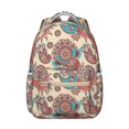 thumbnail image 1 of Retro Paisley Floral School Backpack for Students Comfortable and Durable Boho Vintage Floral Pattern Backpack with Abstract and Mandala Inspired Design, 1 of 6