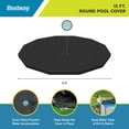 thumbnail image 2 of Bestway Flowclear 12' Pool Cover for Above Ground Frame Pools (Cover Only), 2 of 10
