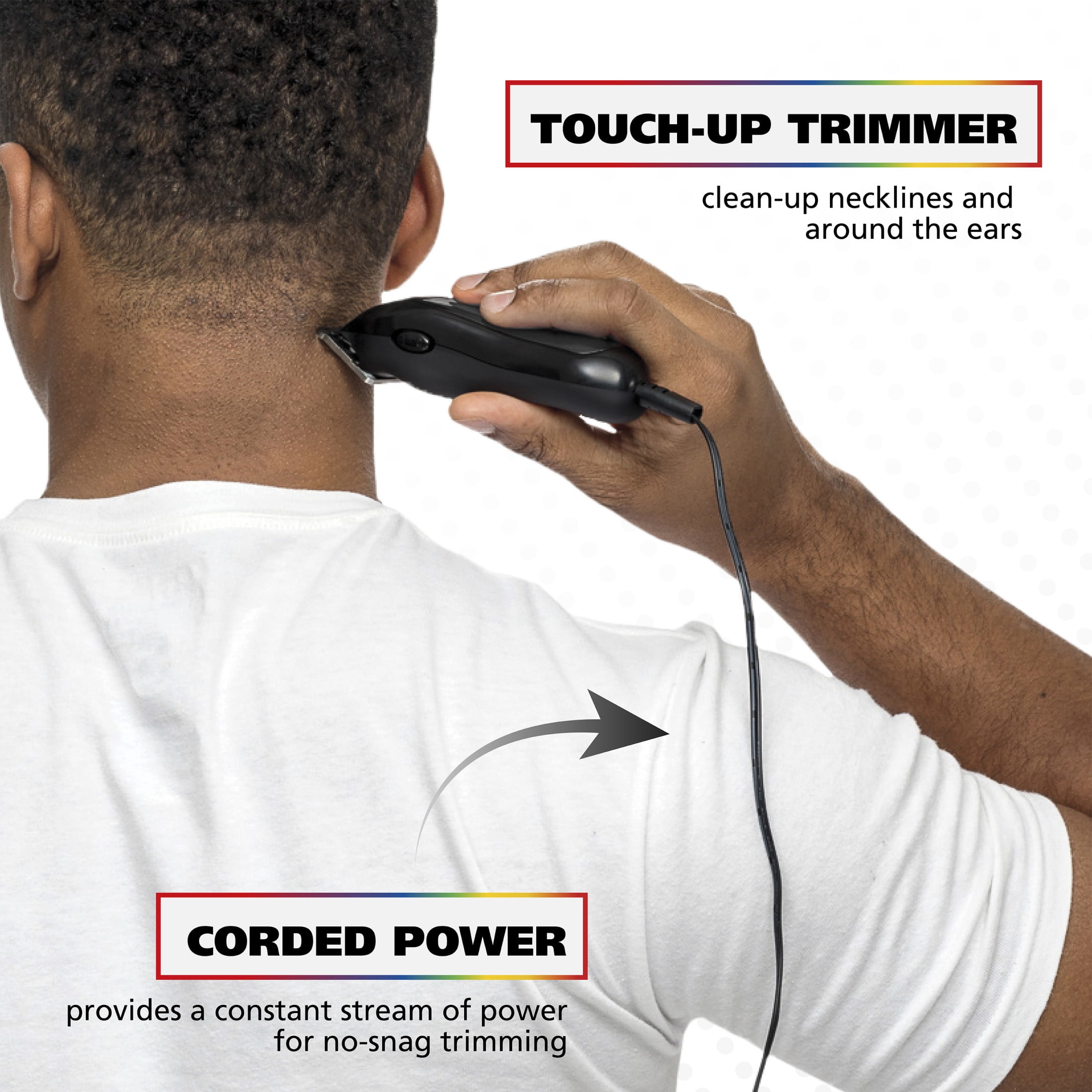 Wahl Pro Series Platinum Combo Kit for Men & Women, Premium Hair Clipper Black/ Corded 79804-100