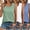 A-BeanGreen,White,Blue, variant on Loose Fit Tank Tops for Women Casual Crewneck Sleeveless Shirts Summer Plus Size Blouses