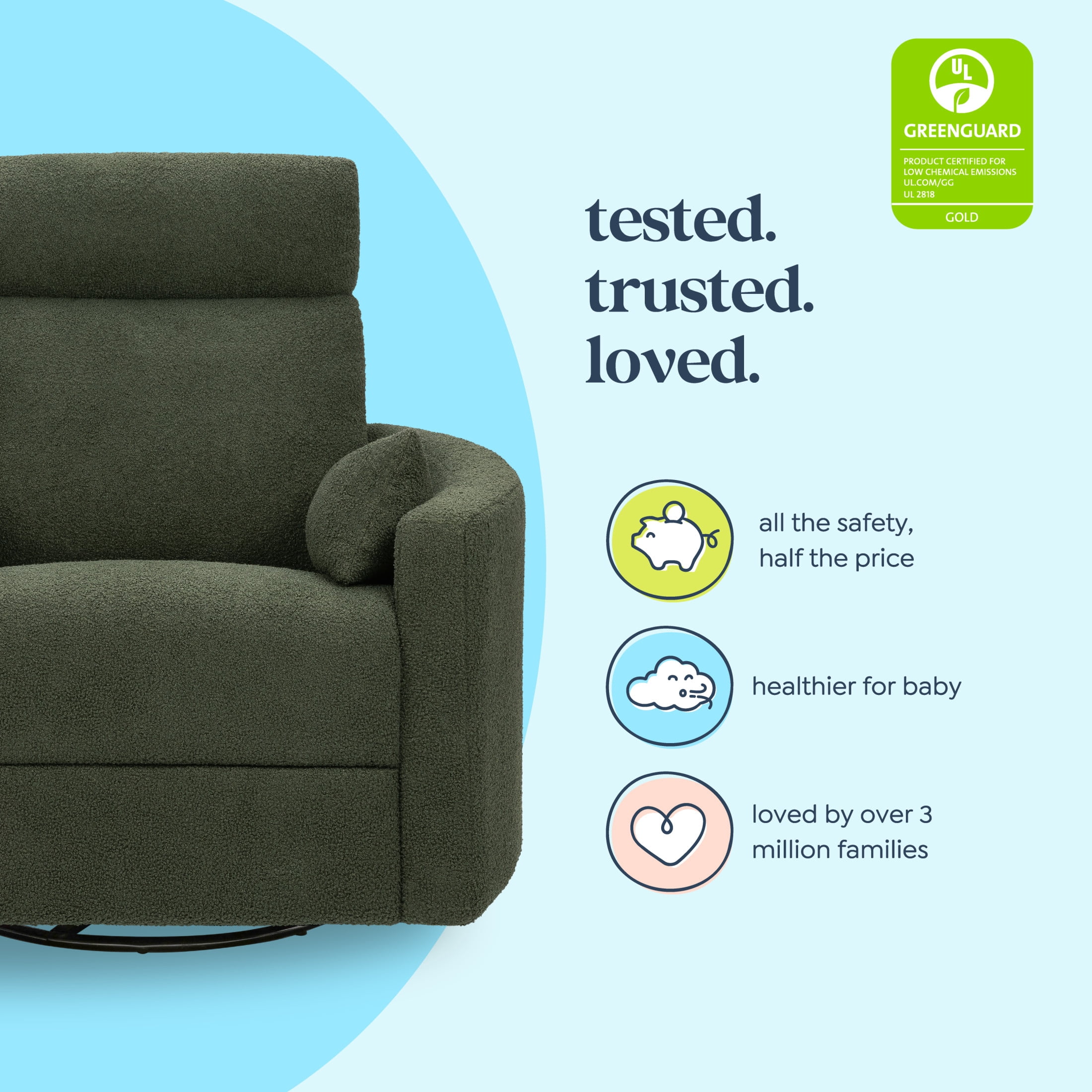 DaVinci Atlas Swivel Recliner