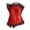 Red, variant on Bridal Corset for Women Gothic Party Club Night Bustiers Top Red 2XL