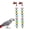 Multi-colored, variant on NCQ 2 Pack Large Bird Chewing Toy, Parrot Beak Grinding Calcium Stone with Bells, Bird Cage Accessories, Cage Toys for Cockatiel Parakeet Parrot Budgies Rat Hamster