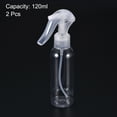 thumbnail image 3 of Unique Bargains 120ml Spray Bottles Refillable Mist Sprayer Plastic Clear 2 Pack, 3 of 4