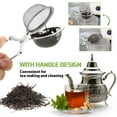 thumbnail image 2 of 6Pcs Tea Infuser Loose Leaf Tea Snap Ball Tea Strainer Spoon Stainless Steel Tea Filter Steeper with Handle, 2 of 2